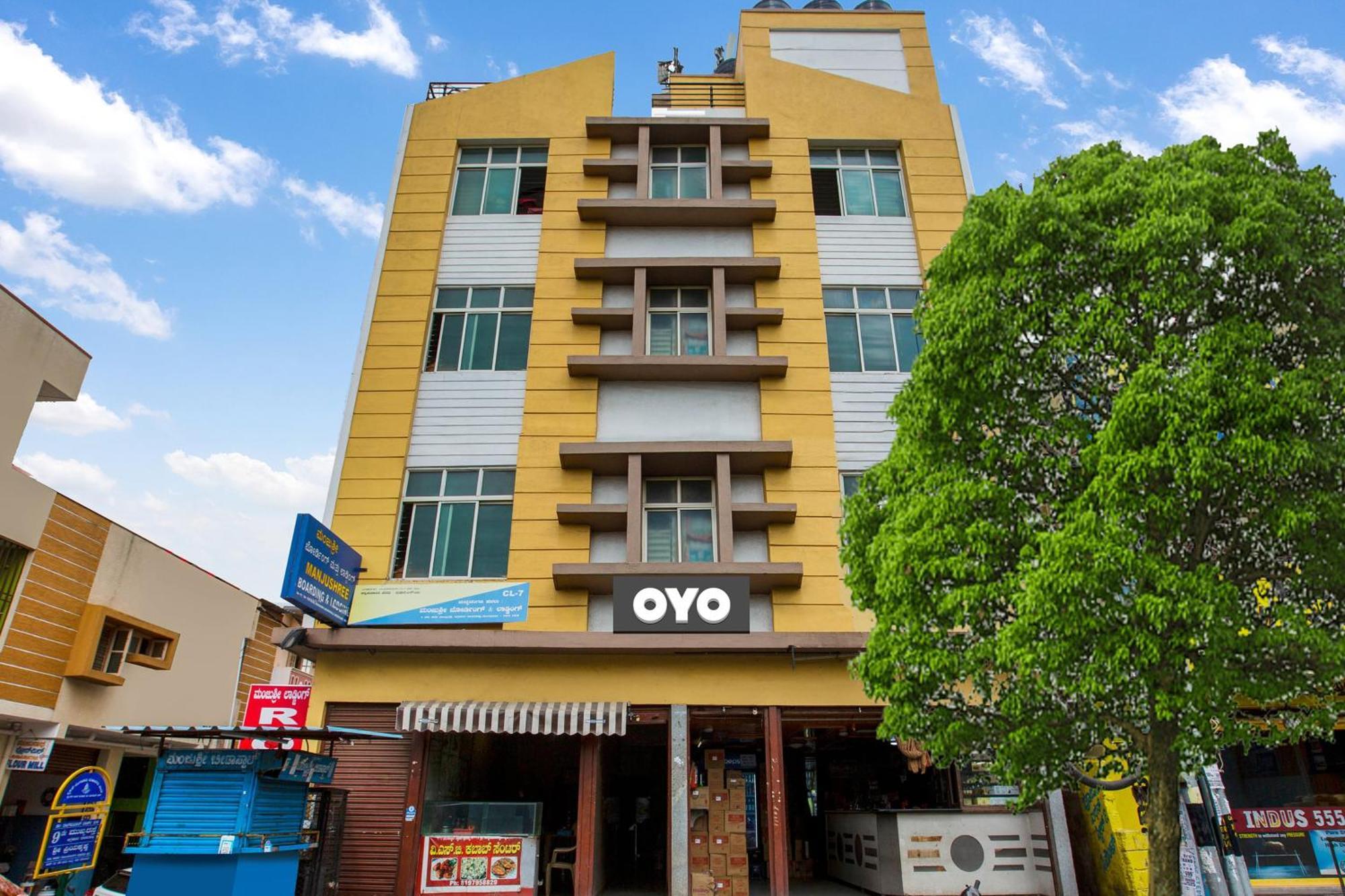 Hotel O Manjushree Boarding & Lodging Nearby Dr.Br Ambedkar Stadium Basveshwar Nagar Bangalore Bagian luar foto